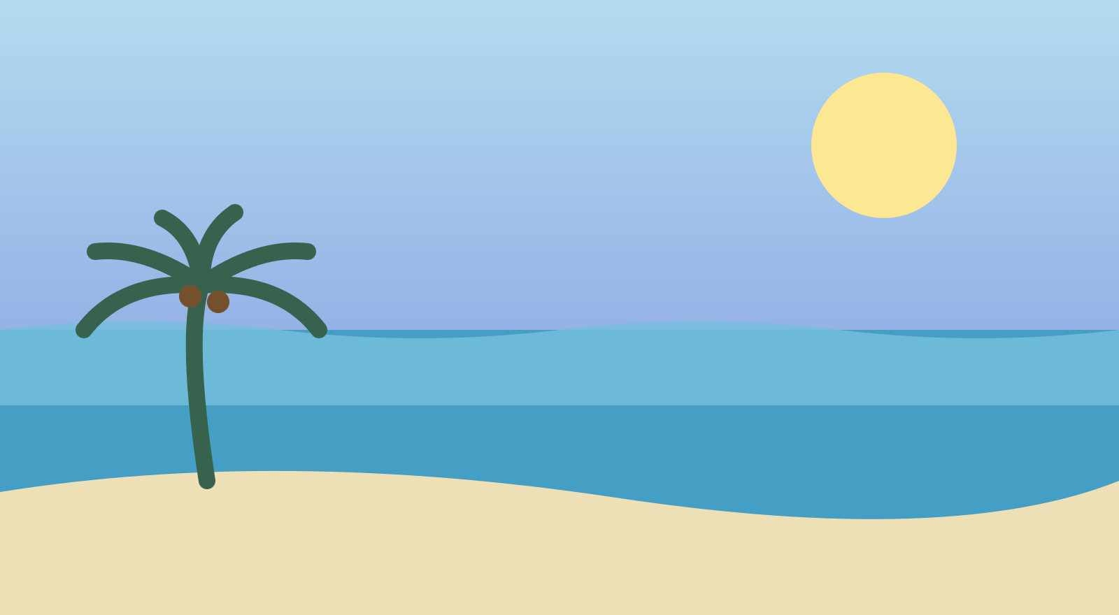 Demo illustration of Palm & Tide Bungalow, view 2